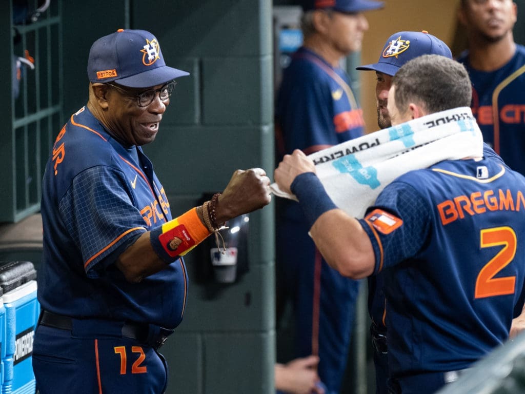 Dusty Baker has the Astros chasing another playoff berth. (Photo by F. Carter Smith)