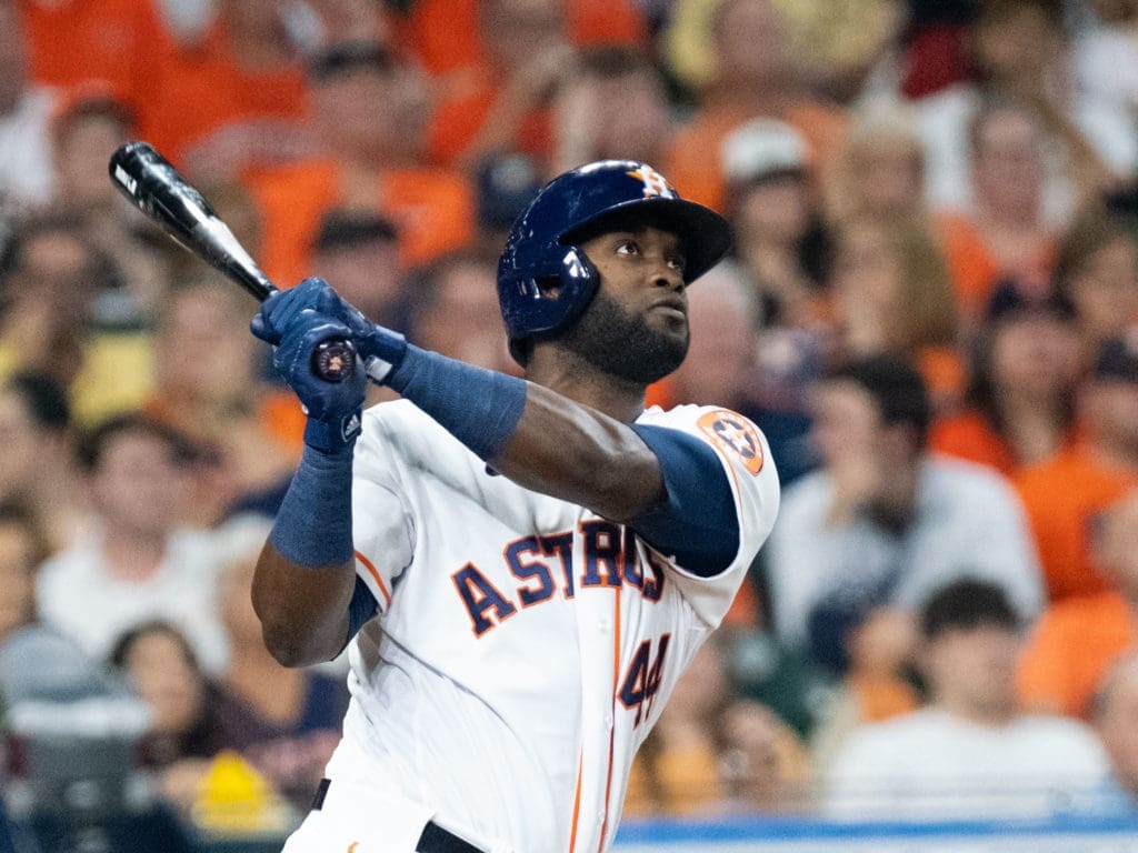 When Yordan Alvarez swings, powerful things — and memorable home runs — tend to happen. (Photo by F. Carter Smith)