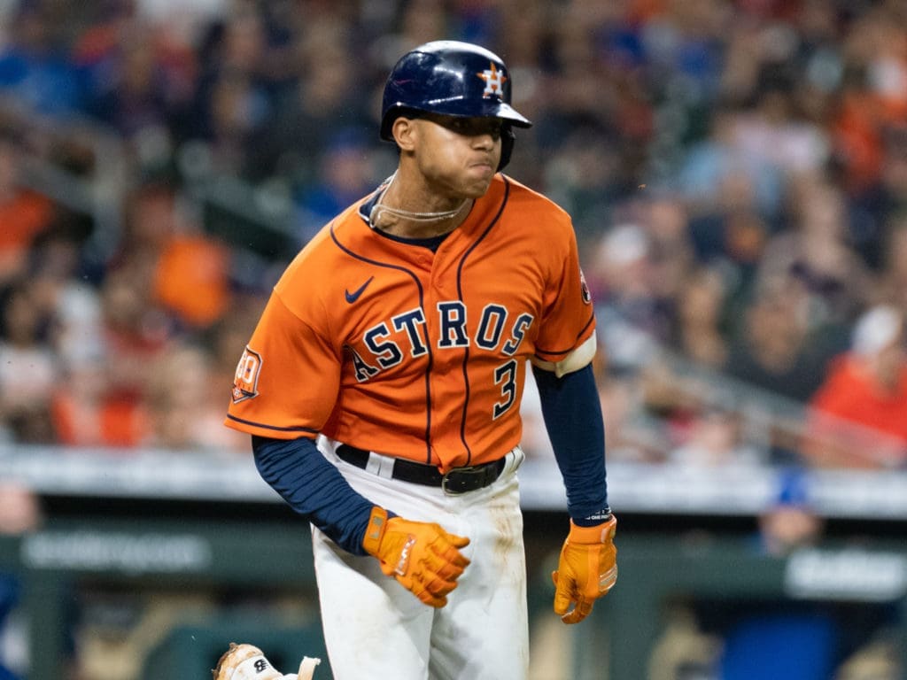 Astros shortstop Jeremy Pena brings a lot of determination. (Photo by F. Carter Smith)