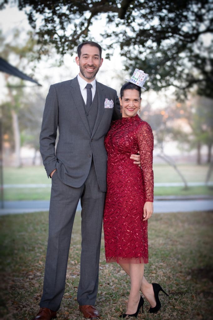 Benjoaquin Gouverneur &  Khori Dastoor at the Studio Menil Fun & Games evening (Photo by Miroma Photography)