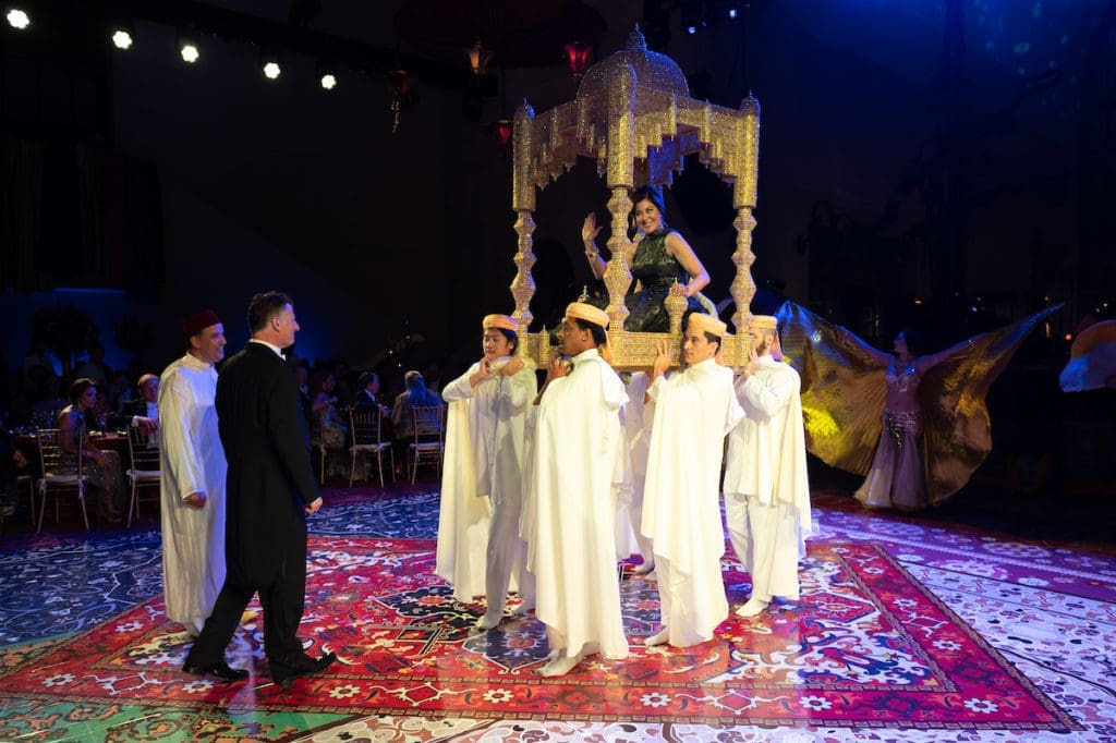Houston Grand Opera Ceremonial Amariya entrance of Ball Chairs Jen and Ben Fink_Wilson Parish