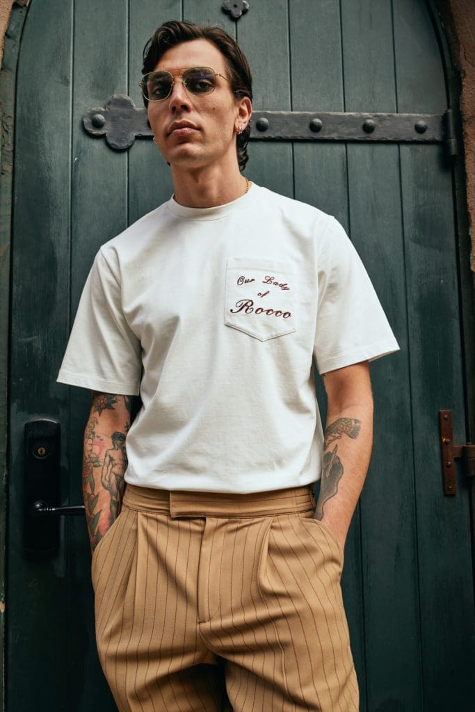 Our Lady of Rocco Baker's Tee $125