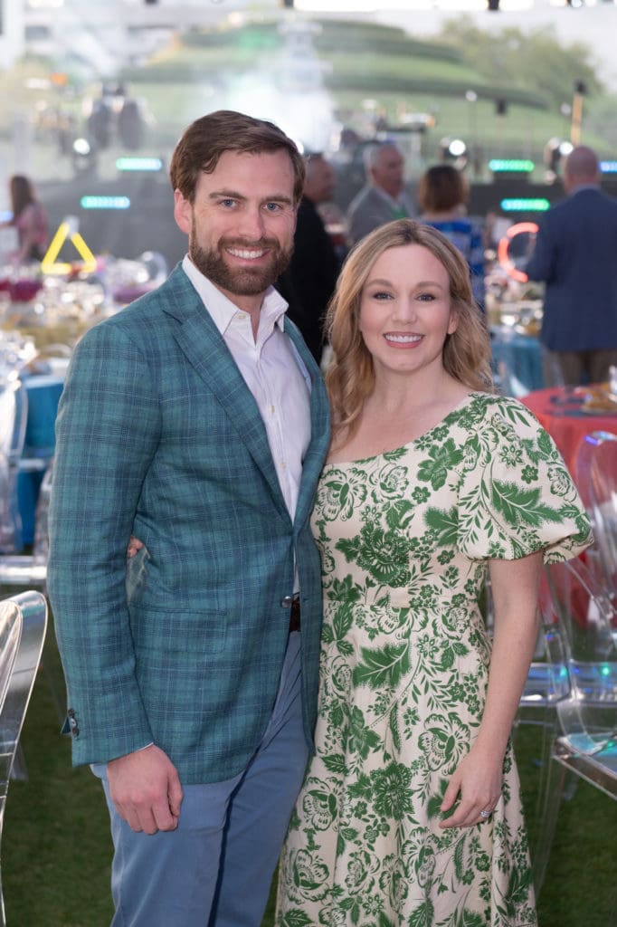Jason & Stacy Johnson at Memorial Hermann's Light it Up evening (Photo by Wilson Parish)