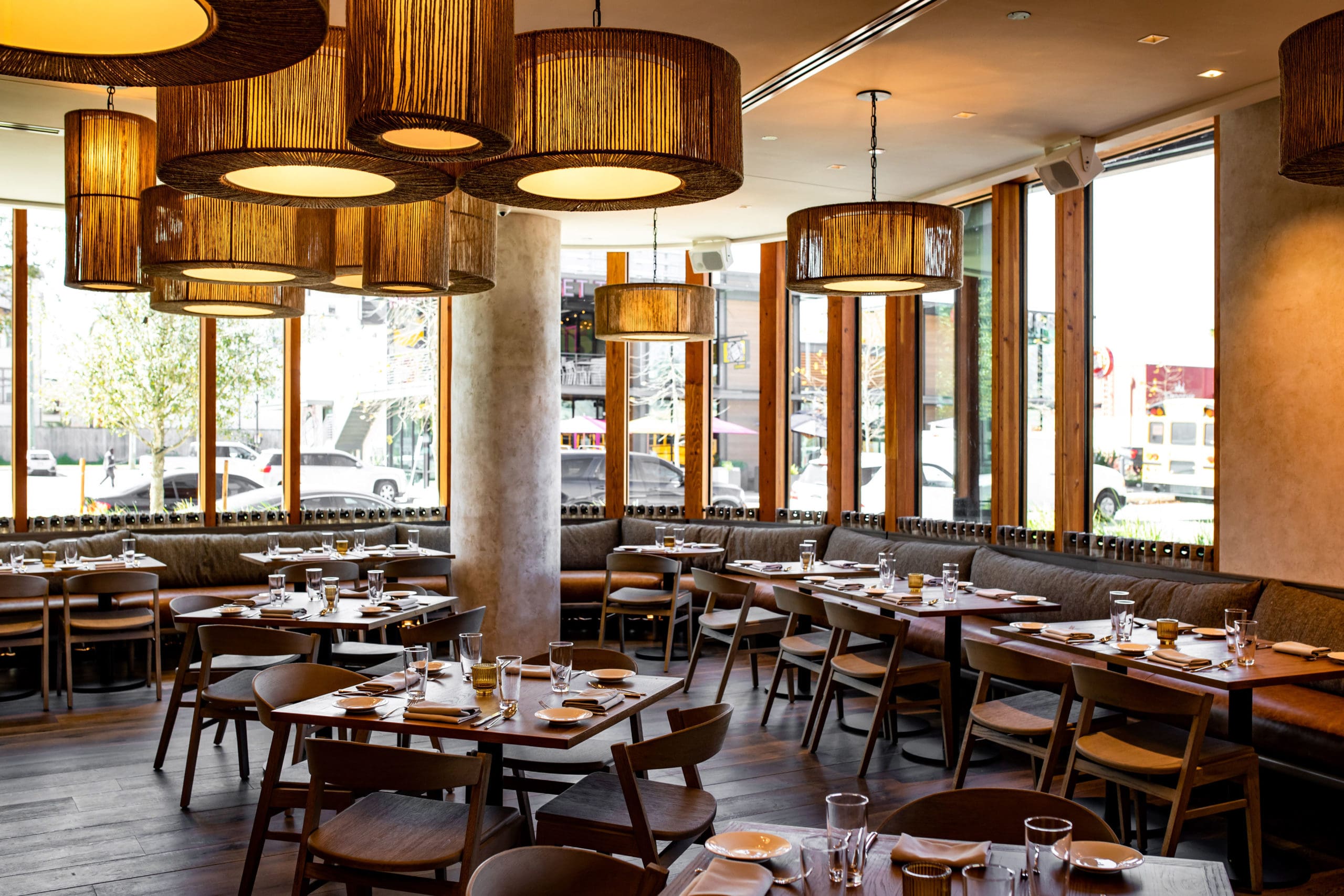 Dining Room of Marmo at the Montrose Collective (Photo by Kirsten Gilliam)