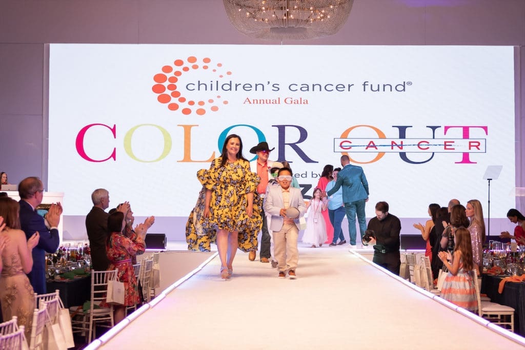 The runway show's grand finale.  (Photo by Tamytha Cameron and Thomas Garza)