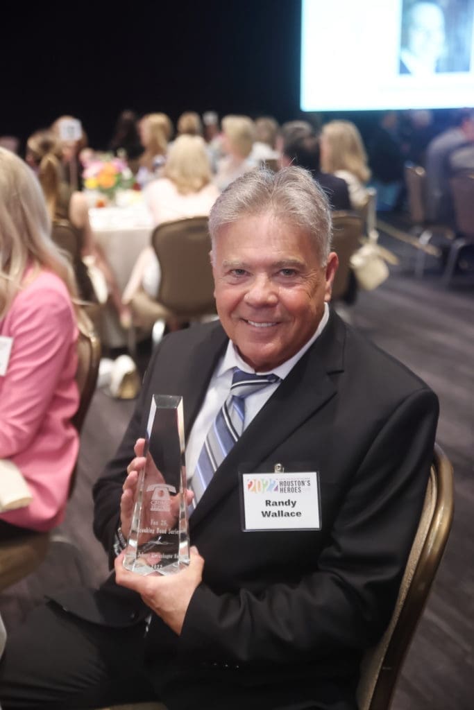 Houston's Heroes honoree Randy Wallace of Fox 26 (Photo by Quy Tran)