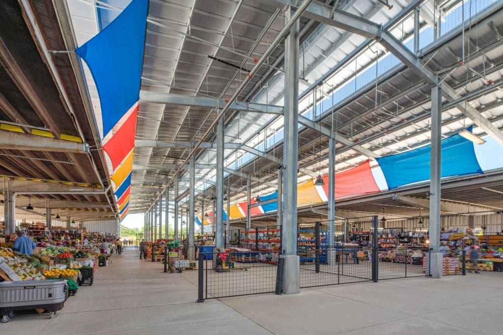 Retail Architectural Design, Studio Red Architects, for Houston Farmers Market (Photos Michael Craft)