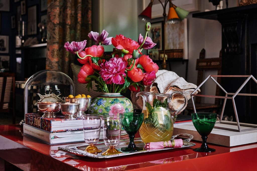 Kim Hersov's bar table
