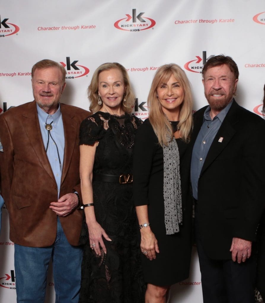 Kickstart Kids gala chairs Keith & Alice Mosing and Gena & Chuck Norris