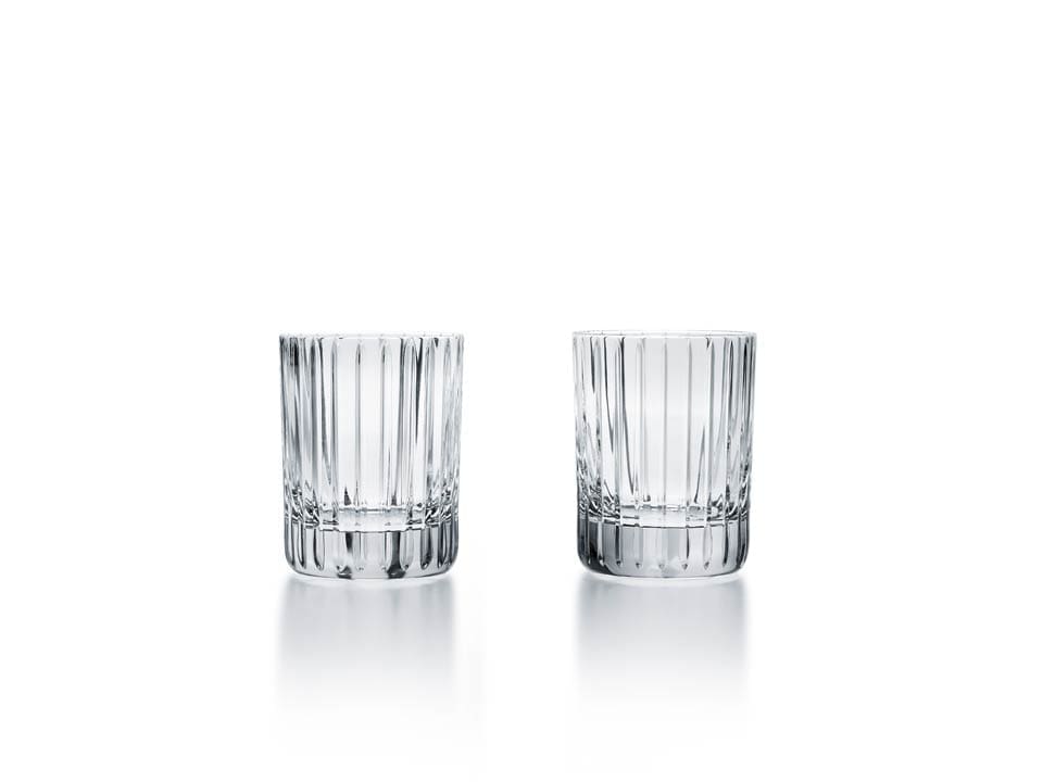 Baccarat Harmonie old fashioned crystal glasses.