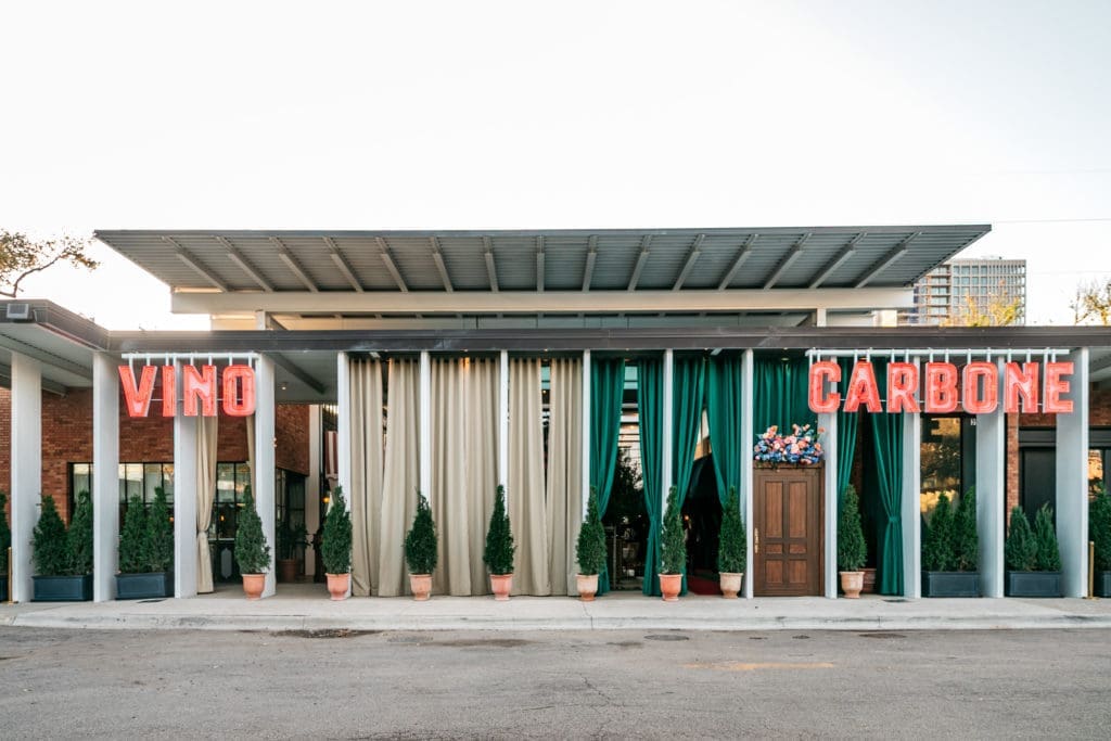 Carbone Vino, a sister wine bar and restaurant to Carbone, debuts in the Design District tonight.