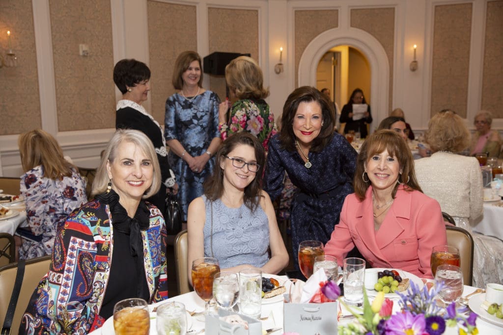 Susan Hansen, Cristina Bailey, Betty Hncir, Vicki West at the Salvation Army Women's Auxiliary Reflections on Style luncheon (Photo by Jenny Antill)