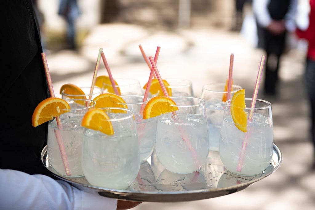 The lucheon's signature cocktail, a Mijenta Tequila Daisy (Photo by Tamytha Cameron)
