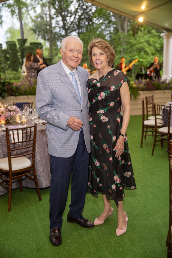 Thurmon & Lilly Andress at the Bayou Bend Garden Party (Photo by Jenny Antill)