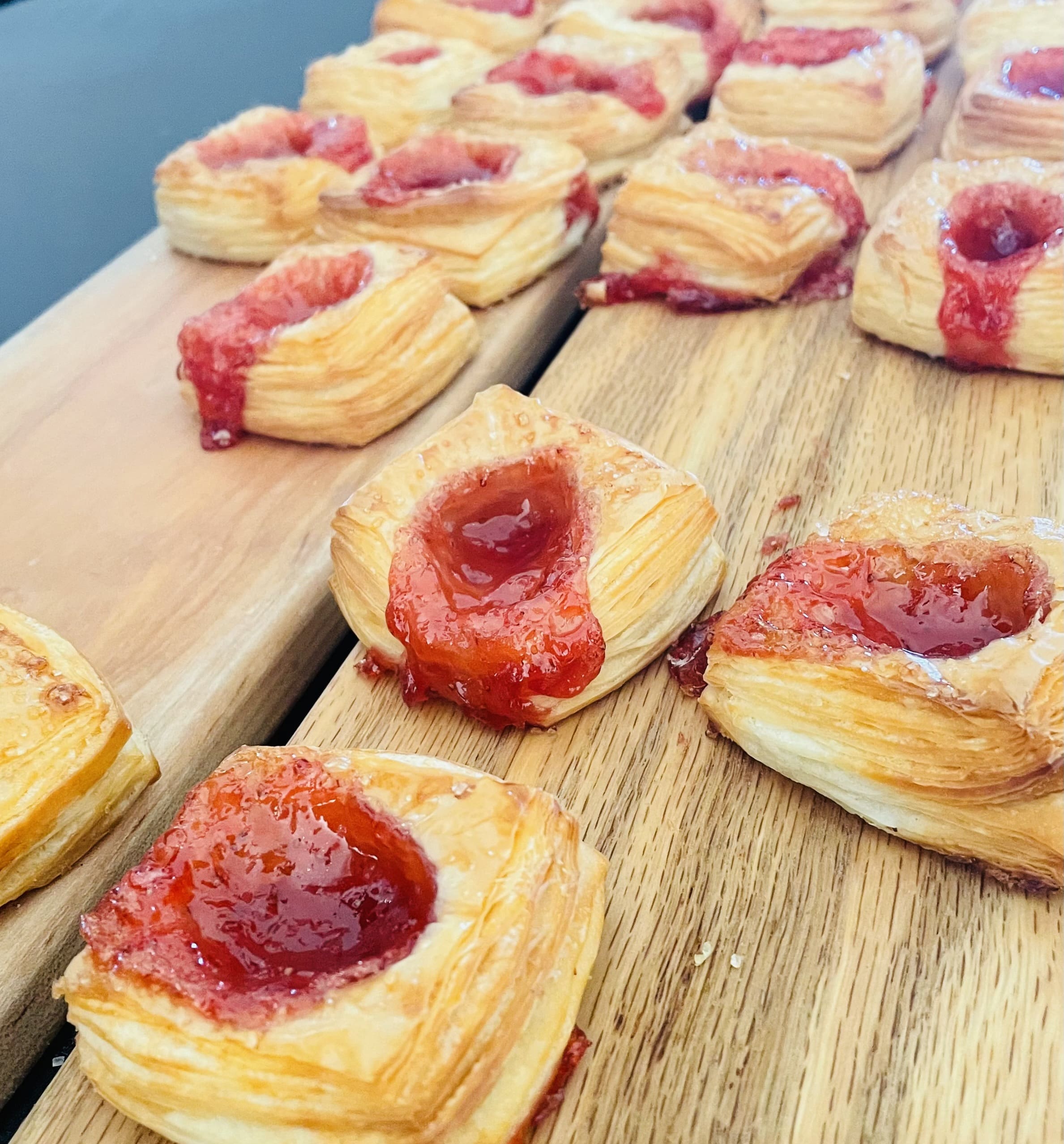 fwfwf22 – Strawberry croissants from Black Rooster Bakery. Photo by Courtney Dabney.