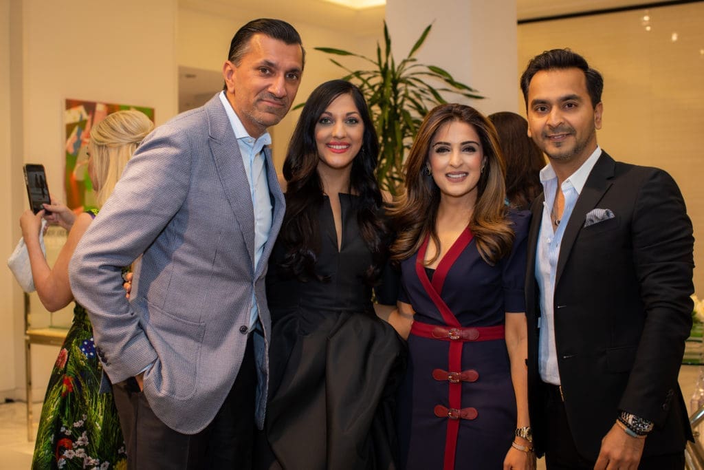 Ajay & Dr. Sippi Khurana,  Sneha & Nick Merchant at the Best Dressed announcement party (Photo by Miroma  Photography)