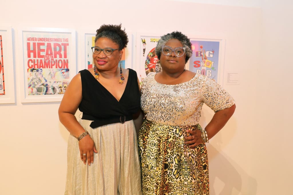 Angel Rundolph, Necole Irvin at the CAMH 'Secret Underground' gala
 (Photo by Priscilla Dickson)