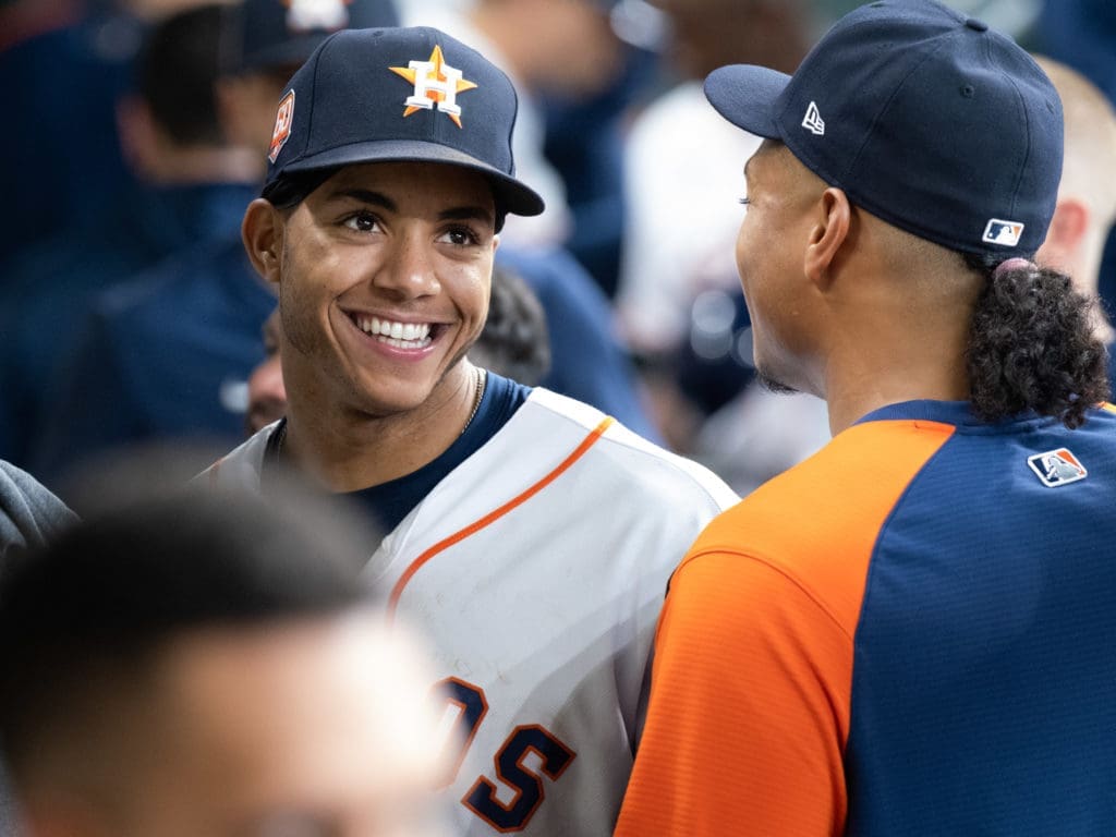 Jeremy Pena is already becoming something of a matinee star with these Houston Astros. (Photo by F. Carter Smith)