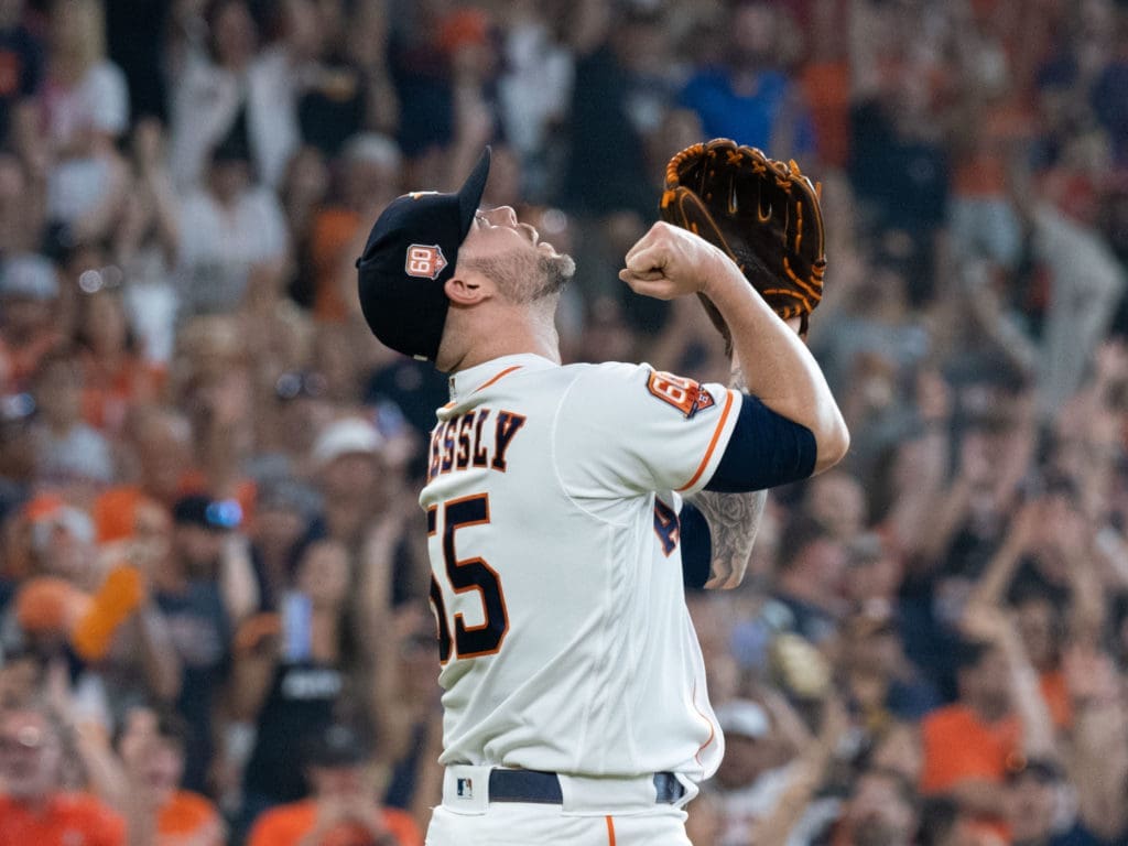 Ryan Pressly appreciates every save he gets for the Houston Astros. (Photo by F. Carter Smith)