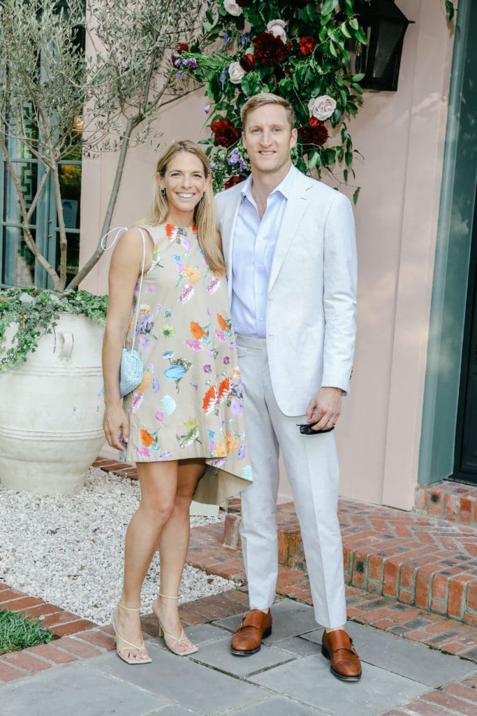 Katie & Scott Arnoldy at the Children's Memorial Hermann al fresco dinner (Photo by Priscilla Dickson)