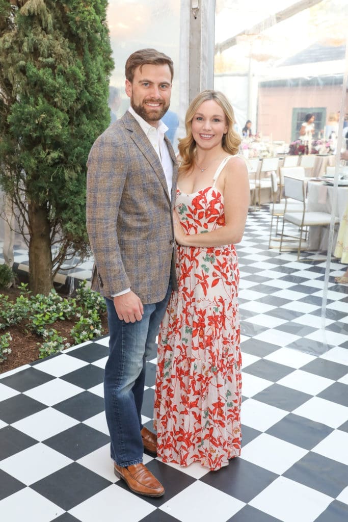 Jason & Stacy Johnson at the Children's Memorial Hermann al fresco dinner (Photo by Priscilla Dickson)