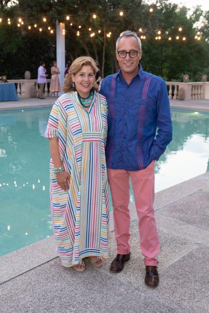 Libbie Masterson and Mark Sullivan at the Rienzi Spring Party (Photo by Wilson Parish)