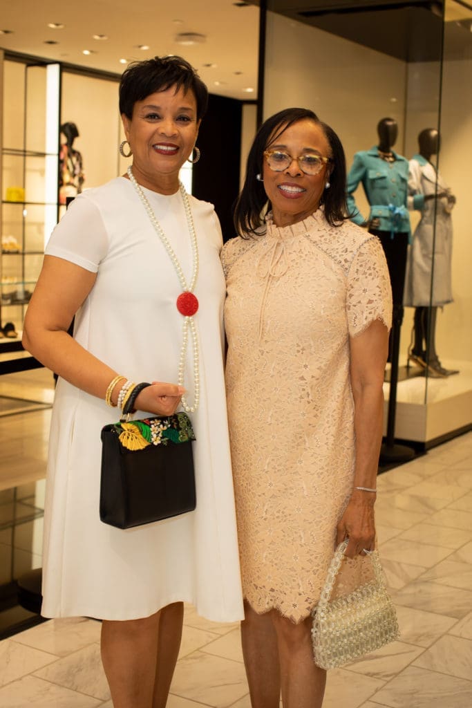 Veteran Best Dressed Hall of Fame honorees Eileen Lawal, Phyllis Williams at the Best Dressed announcement party (Photo by Miroma  Photography)