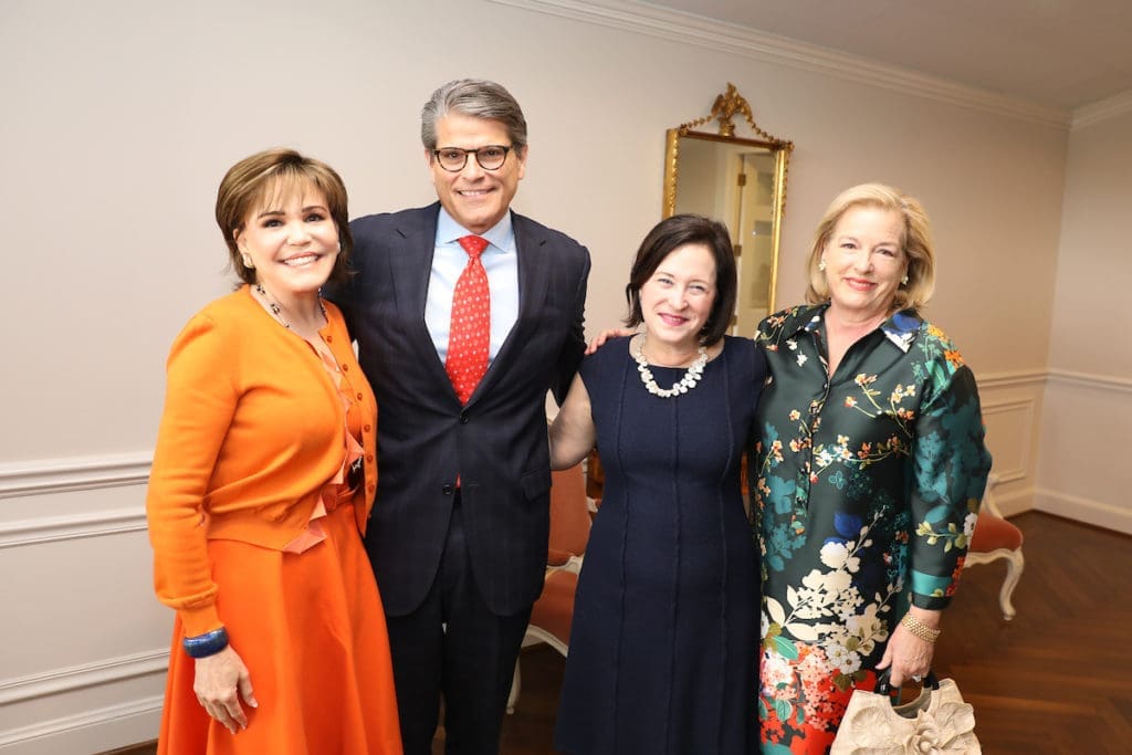 Hallie Vanderhider, Stephen Lewis, Anne Neeson, Molly Crownover at the Men of Distinction luncheon (Photo by Priscilla Dickson)