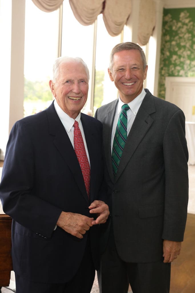 John Butler, David Wuthrich at the Men of Distinction luncheon (Photo by Priscilla Dickson)