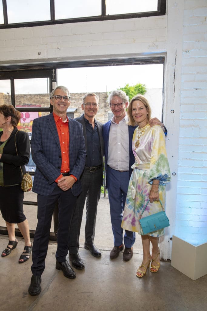 John Blackmon & John Roberson, Chris & Harriet Alexander (Photo by Jenny Antill Clifton)