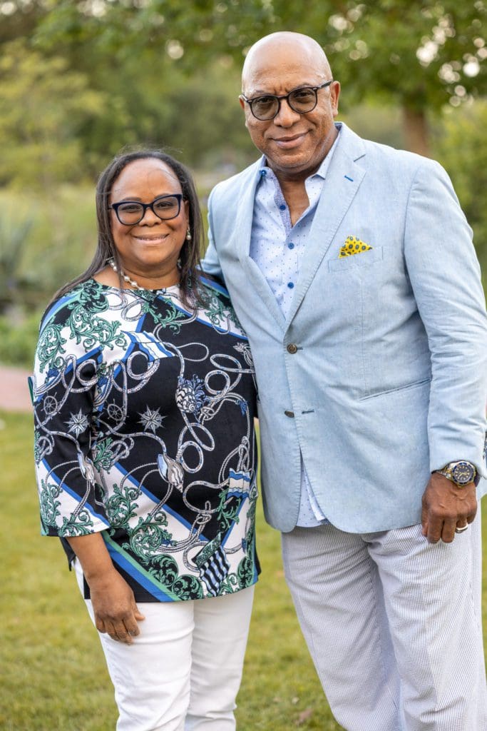 K'Netha & Thomas Jones at the Kinder HSPVA 50th anniversary celebration (Photo by Katy Anderson)