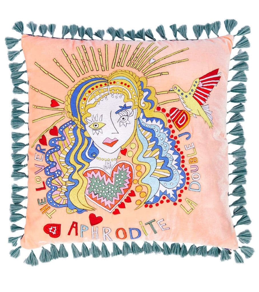 LaDoubleJ Aphrodite cushion, $440 (Courtesy MyTheresa)