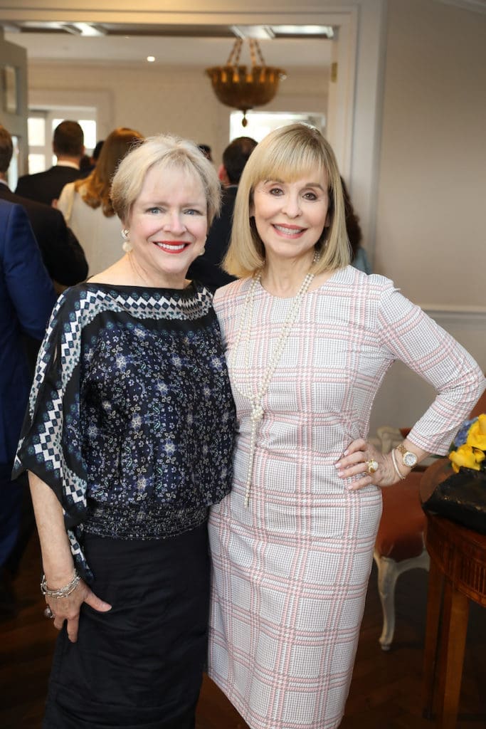 Leila Perrin, Sandra Porter at the Men of Distinction luncheon (Photo by Priscilla Dickson)
