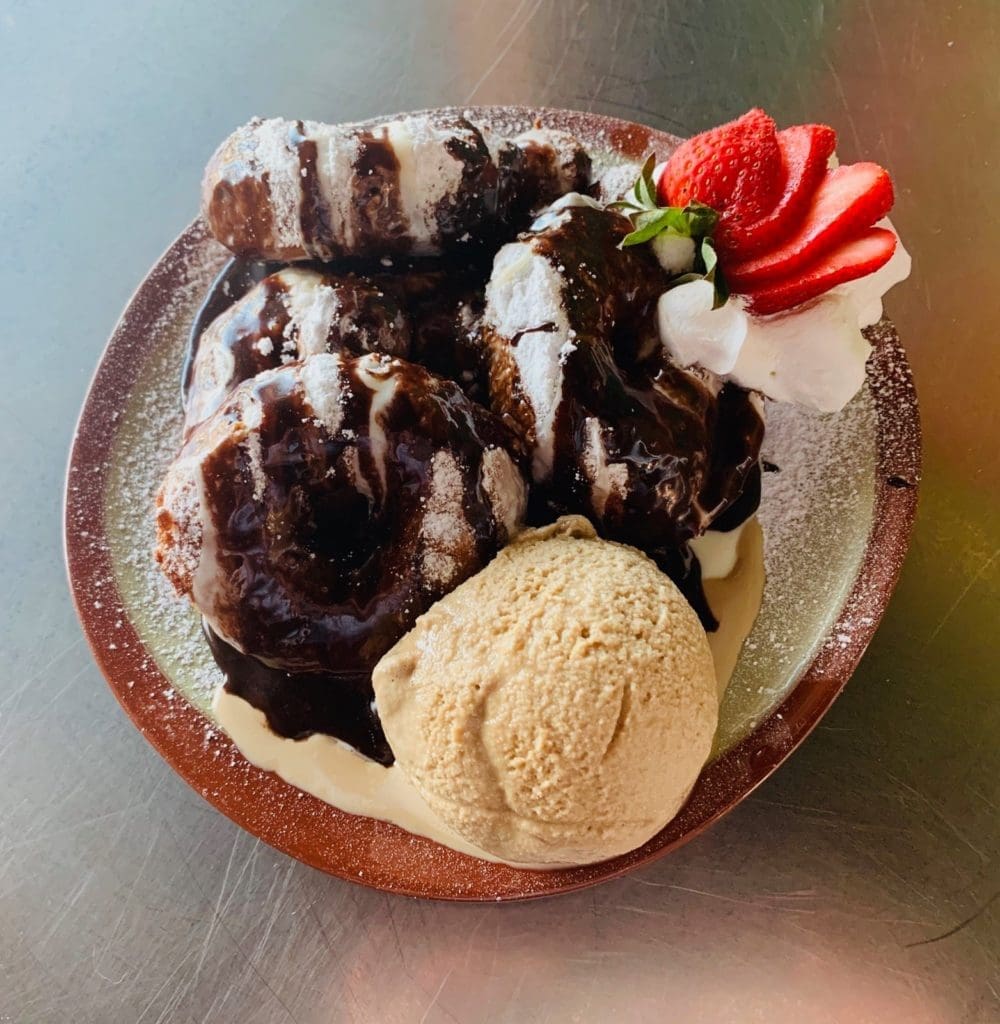Lili's Donuts is a favorite dessert for the table.