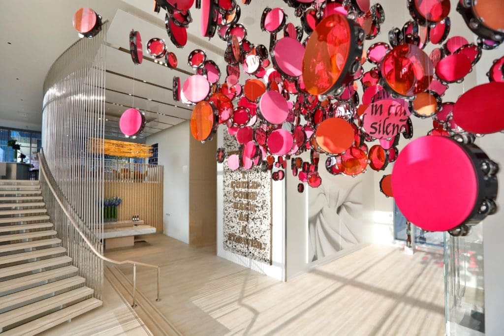The Hall Arts Hotel is one of the prettiest in Texas