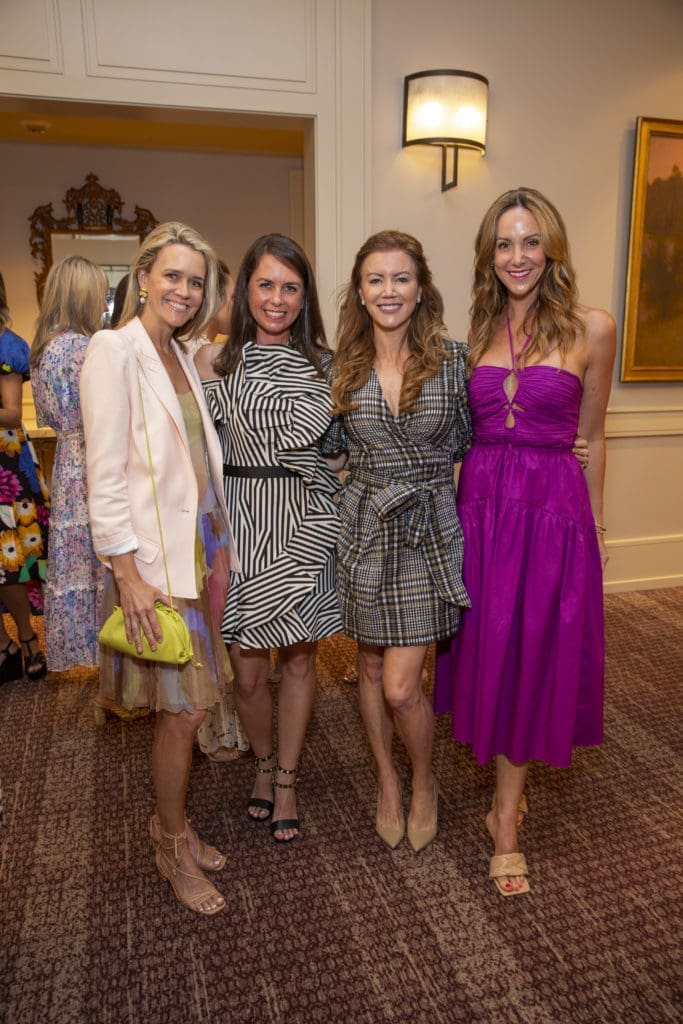 Lyndsey Zorich, Jenni Swyka, Theresa Eaton, Allison O'Neill at the Arms Wide Adoption Services luncheon (Photo by Jenny Antill)