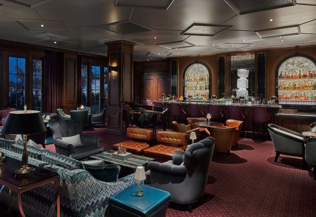 The Manor Bar at Rosewood Miramar Beach.
