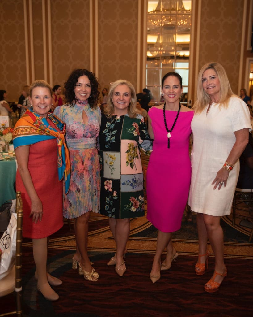 Mary Martha Pickens, Liana Yarckin, Kim Quinn, Angie Kadesky, and Carol Holmes. (Photo by Tamytha Cameron)