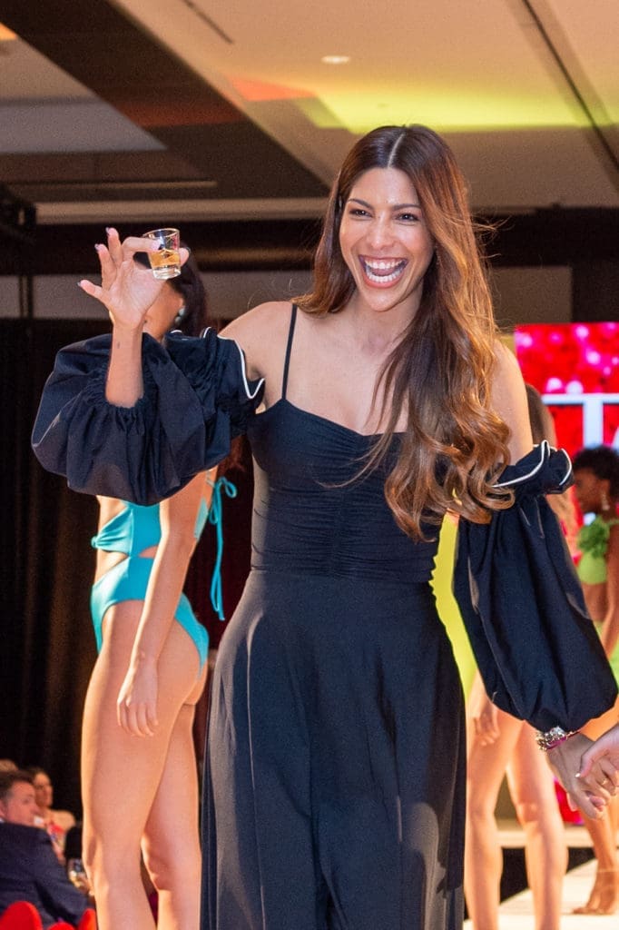 Latin Women Initiative Maygel Coronel tequila toast photo by Jacon Power