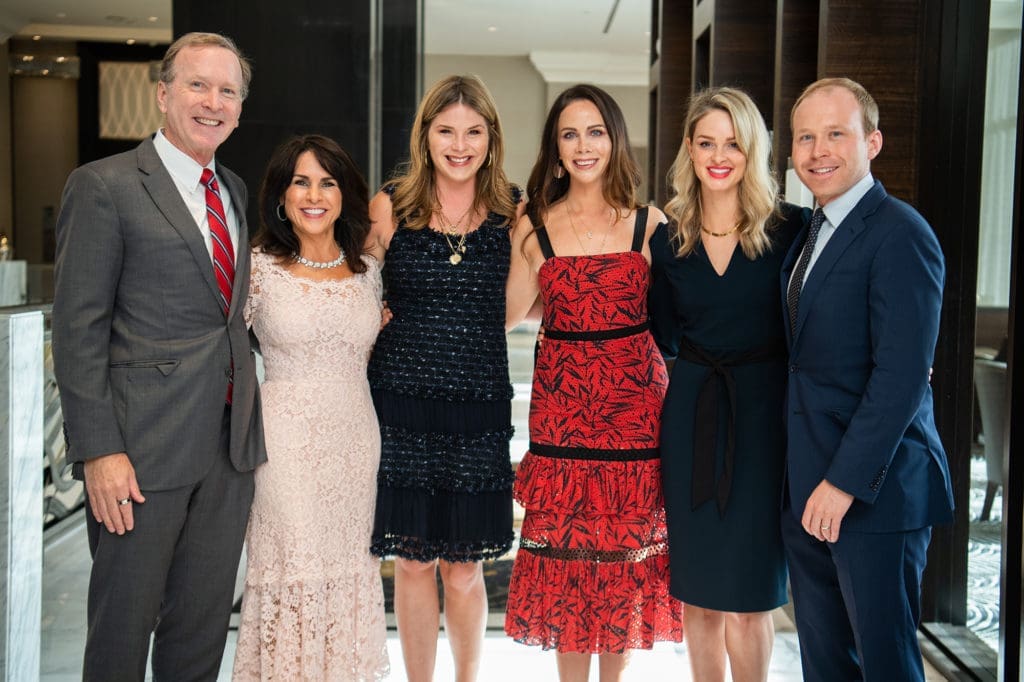 Neil & Maria Bush, Jenna Hager Bush, Barbara Pierce Bush, Sarahbeth & Pierce Bush at the Barbara Bush Houston Literacy Foundation Celebration of Reading (Photo by Michelle Watson, CatchLightGroup.com)