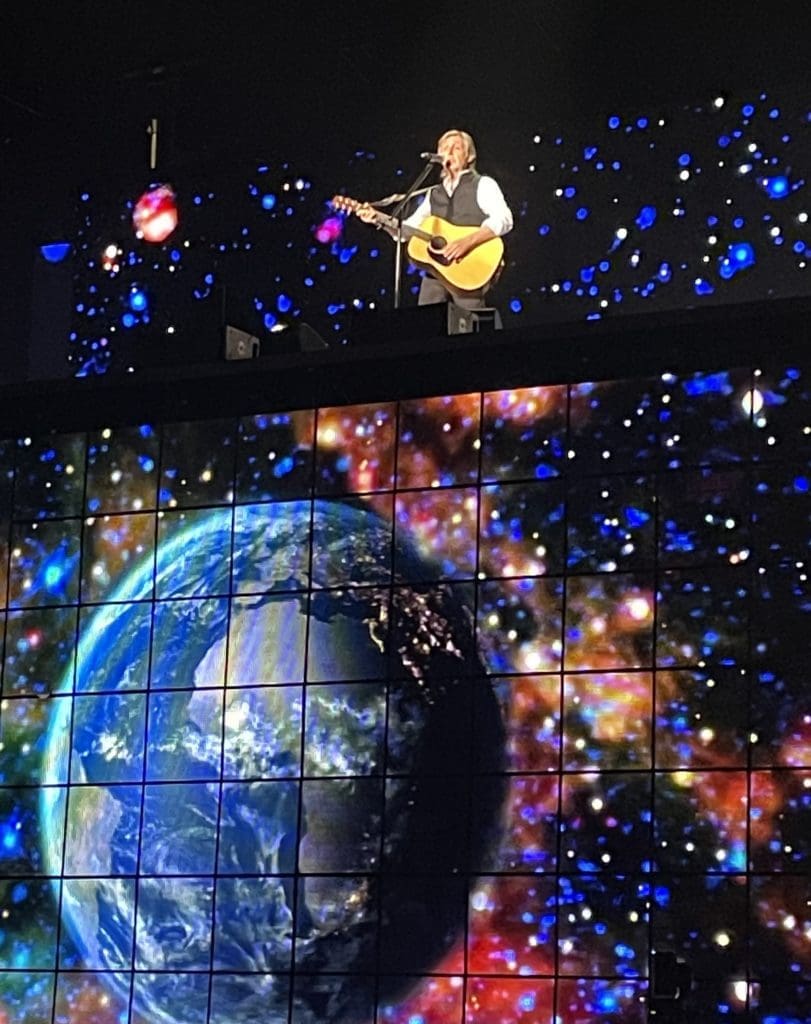 Paul McCartney did not disappoint fans who came to hear the songs they know all the the words to. Photo by Courtney Dabney.