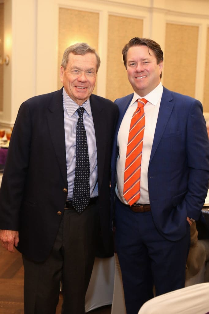 Richard Mithoff, Michael Mithoff at the Men of Distinction luncheon (Photo by Priscilla Dickson)