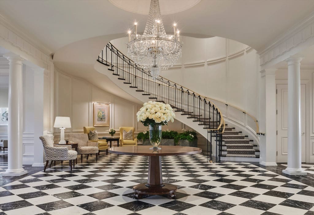 Rosewood Miramar Beach lobby.