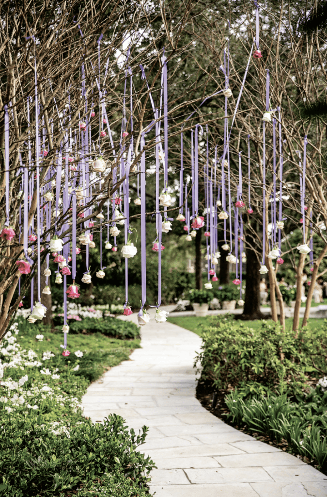 Meredith Flores and Mason Barker's wedding was an outdoor dream. (Photo by John Cain Photography)