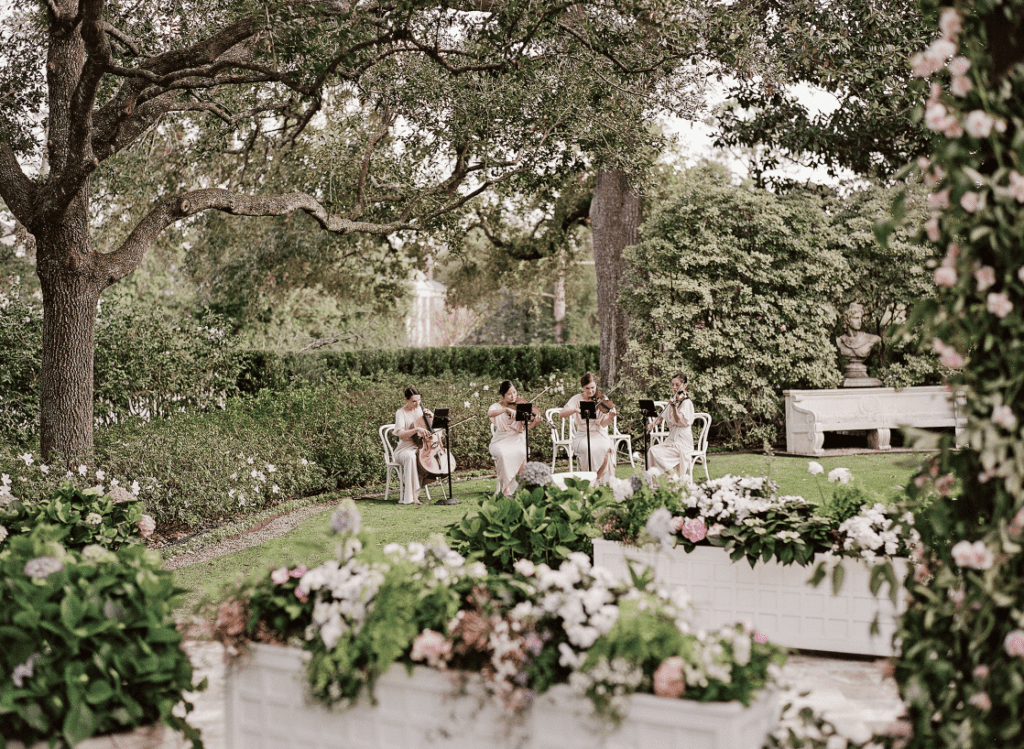 Meredith Flores and Mason Barker's wedding was an outdoor dream. (Photo by John Cain Photography)