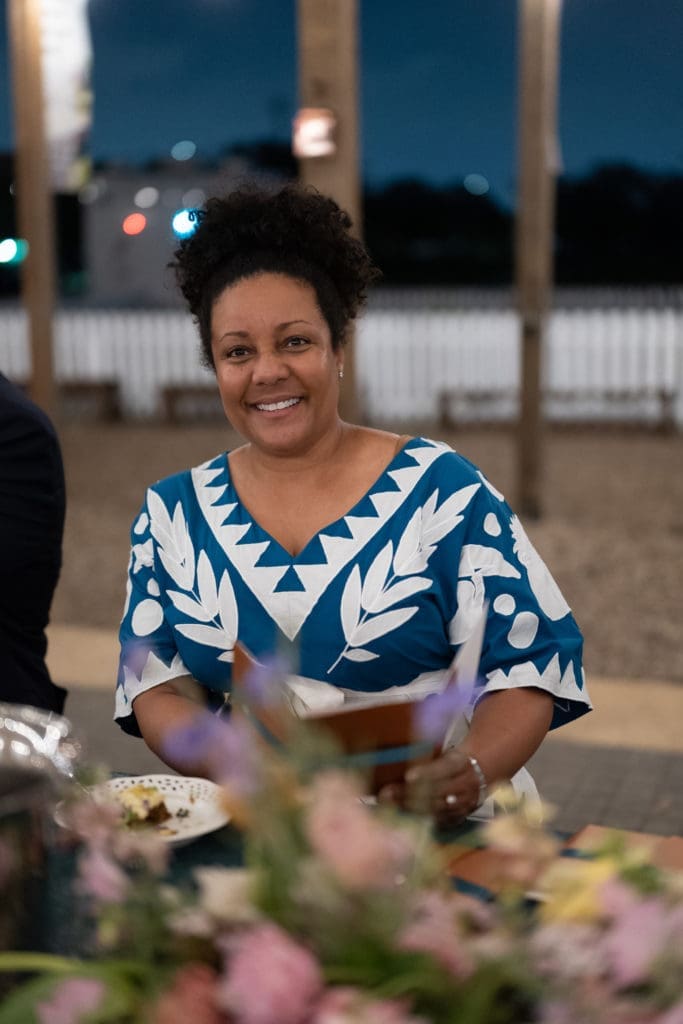 Shelly Spann at the Recipe for Success Delicious Alchemy Banquet at Hope Farms (Photo by Daniel Ortiz)