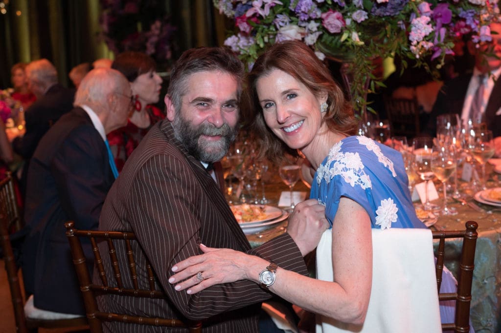 Stanton Welch AM, Phoebe Tudor at the dinner honoring Margaret Alkek Williams for her $10 million gift to Houston Ballet.