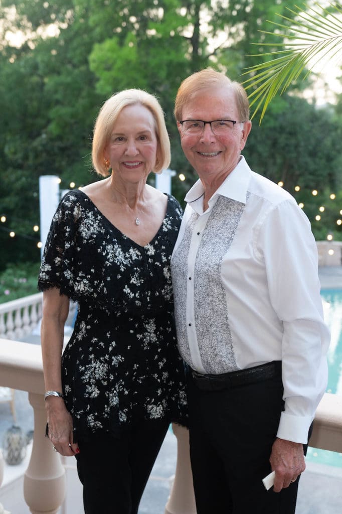 Sue & Rusty Burnett at the Rienzi Spring Party (Photo by Wilson Parish)