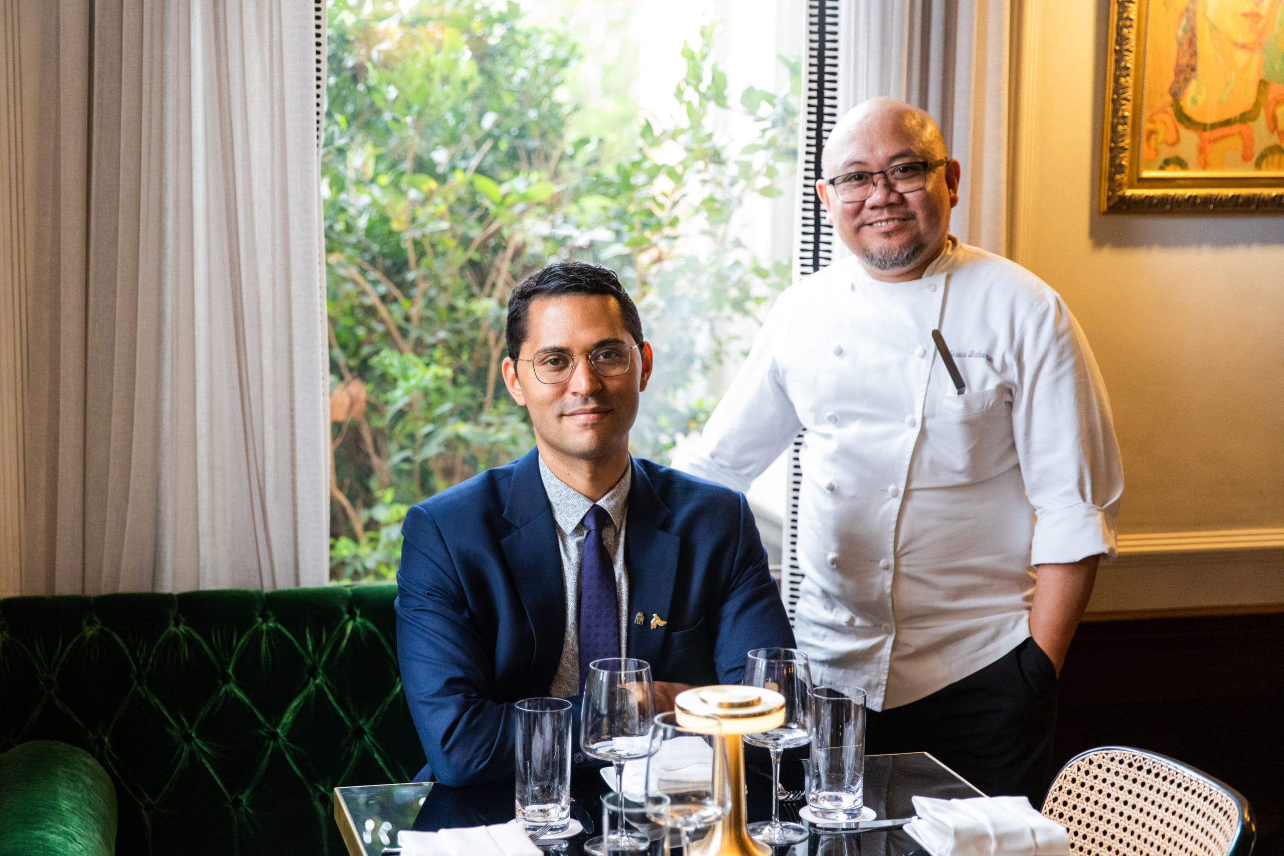 Calvin Salemi and JB Babaran (Photo by Rebecca Wright)