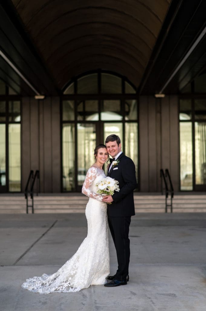 Perry Oster and Sarah Harris' wedding was a celebration. (Photo by Chris Bailey Photography)